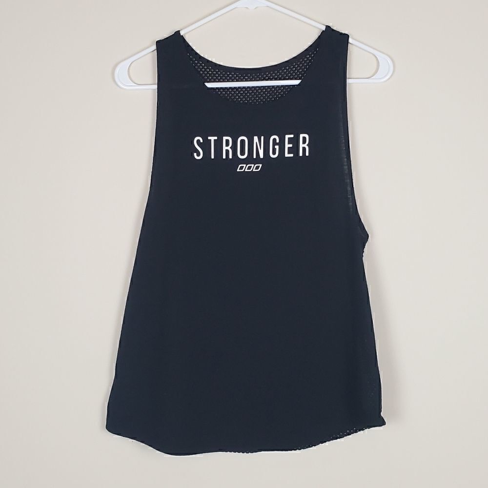 With Love Black Sheer Tank No Size